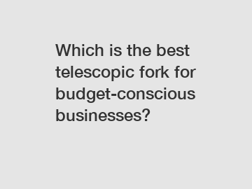 Which is the best telescopic fork for budget-conscious businesses?